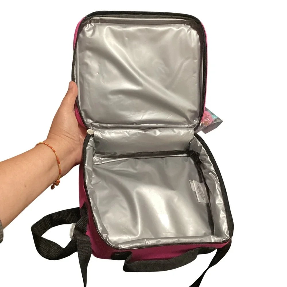 LOL Surprise Glitterati Lunch Box Kids Pink Insulated 5 dolls + accessories lot